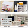 Pack of 2 Craft Box Storage Drawer Sorting Box Desktop