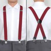 INYEEXUP Men's Braces Extra Strong with 4 Extra Strong Clips,