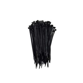 ZipTie.com 6-inch Black Multi-Purpose Cable Tie, 45-lb Tensile Strength, UL Listed, 100-Pack