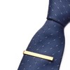 Yoursfs Brushed Gold Tie Clips for Men Skinny Tie Clip