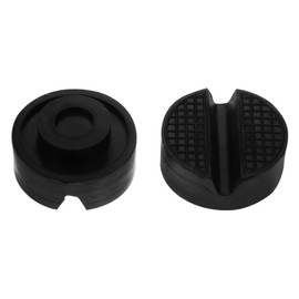 ABOOFAN 2pcs Heavy Duty Rubber Jack Stand Pads Non Slip Car Lift Pads Compatible with Vehicles Prevents Scuffs and Damage Easy to Install and Use