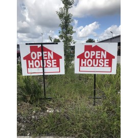 Yard Signs T Bar Sign Stakes 2 Pack T Bar Sign Stakes 42 Heavy Duty Metal Stake 42 Inches Tall Use with Signs Panel 18x24 Inch or 24x36 Inch T Bar Stake Only Signs are Sold Seperately 2