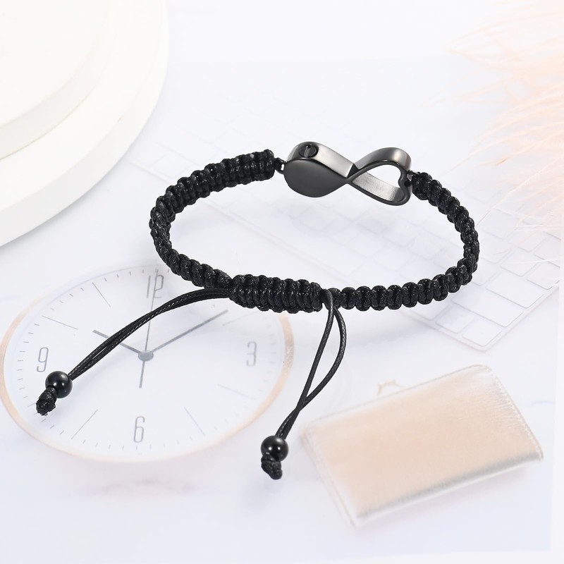 Infinity Urn Bracelet for Ashes for Dog Cat Heart Paw