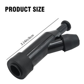 Zreneyfex 30700-ZE1-015 3PCS Spark Plug Cap Boots Replacement for Honda GX160 GX200 GX240 GX270 GX340 GX390, Black, 30700-ZE1-013