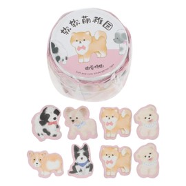 CAPASTEC Diary Seal, Notebook, Sticker, Notepad, DIY, Handmade, Diary, Decorative Sticker, For Notebooks, Cute, Peel and Stick, Cartoon Decoration, Pack of 1, Dog