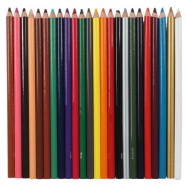 24pcs Colored Pencils Safe Harmless Easy Color Mixing DIY Creamy Texture Sketching Pencils Kit for Architecture