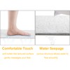 Leotruny PVC Loofah Bathtub Mats Non Slip Shower Mat for