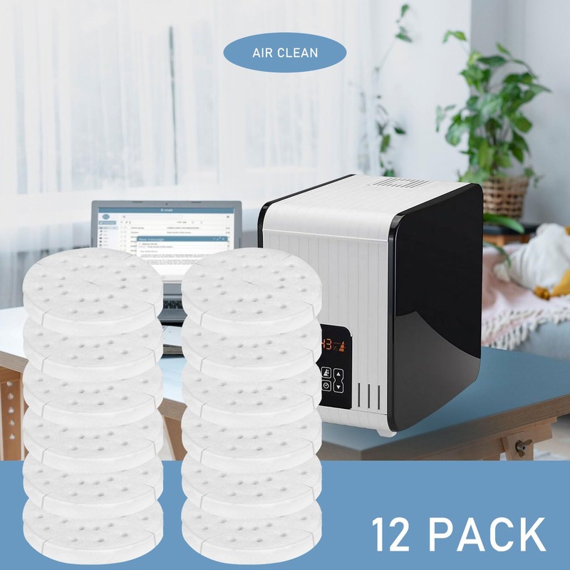 Mixzeny A451 Anti-Mineral Pads Humidifier Replacement Filters Compatible with BONECO