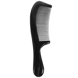 Beaupretty Peine De Cuerno Natural De Buey 7.67 Pulgadas Peine Grueso Para Cuidado Del Cabello Con Dientes Anchos Y Diseño Ergonómico Para Peinado Y  