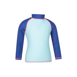 Mountain Warehouse Kids Rash Vest - UV Protection Rash Guard, Long Sleeves Childrens Rash Shirt, Flat Seams, Quick Drying, Stretch Fabric - Ideal for Swimming, Mint - Unicorn Kids Size 3-4 Years
