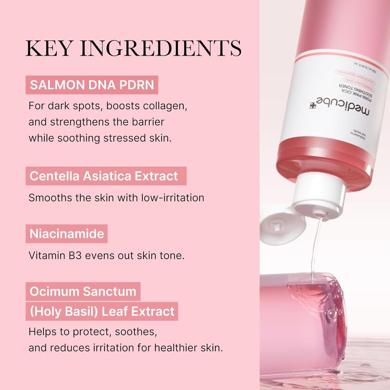 Tonico calmante PDRN Pink Cica 250 ml Medicube