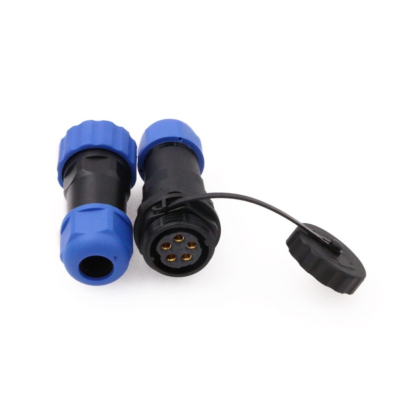 ZBLZGP SD20 Waterproof Connector IP68 Circular LED Power Cable Plug