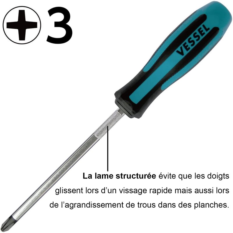 Vessel Megadora Normal Screwdriver +3 x 150 900