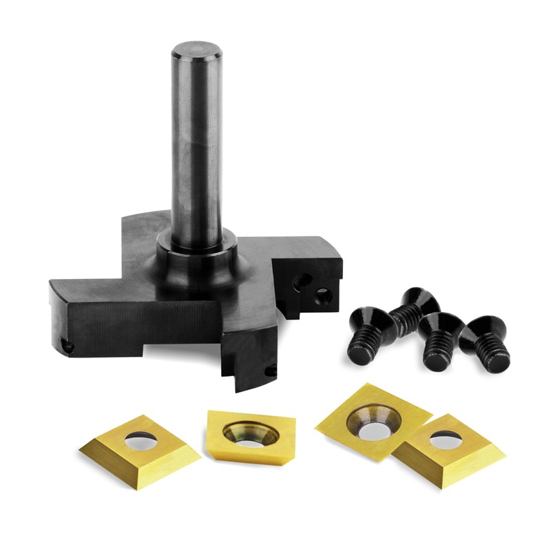 ZahyoX CNC Spoilboard Surfacing Router Bit, 1/2" Shank, 4 Wings,