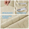 MAXIJIN Waterproof Sofa Seat Cushion Cover Jacquard Fabric Sofa Seat
