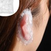 100P Vinyl Ear Covers for Hair Dye & Salon Ear Cover 2ea