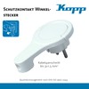 Kopp 172002037 Plastic Earthing Contact Angle Euro Plug, Extra-Flat, White,