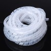 Spiral Cable Wrap -20 Ft 1/2" Cable Management Sleeve Organizer