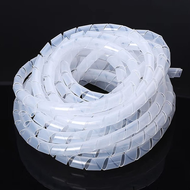 Spiral Cable Wrap -20 Ft 1/2" Cable Management Sleeve Organizer