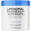 Codeage Suplemento Glicinato Magnesio Liposomal Suministro Meses Quelato Bisglicinato Píldoras