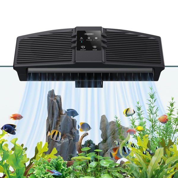 PAIZOO Aquarium Chiller Fan, Fish Tank Cooling Fan with 3