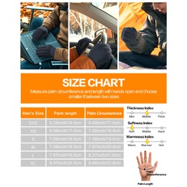 FEWTUR Winter Gloves for Women Men Cold Weather - Waterproof Gloves for Running Cycling Bike