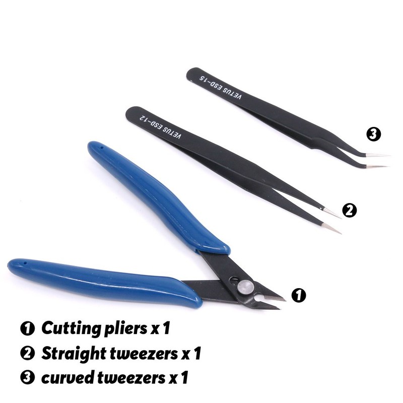 Rustark 19Pcs Modeler Basic Tools Craft Set Hobby Building Tools