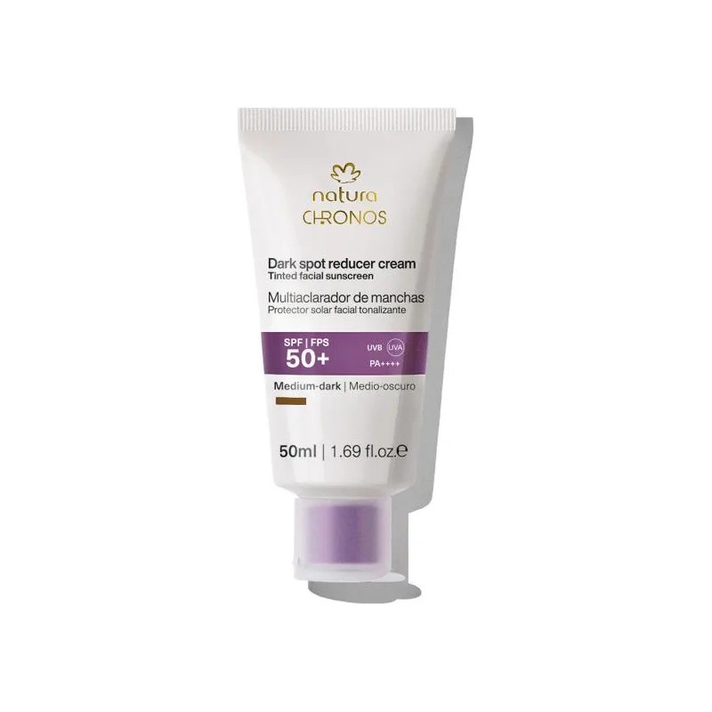 Protector Aclarador Fps 50+ Medio/oscuro Chronos Derma 50 Ml