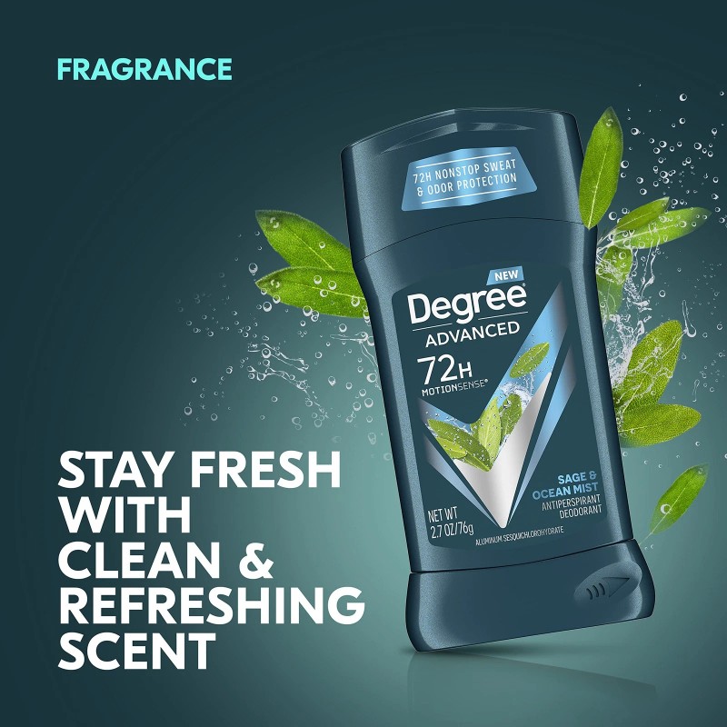 Degree Men Sage Ocean Mist 72 Hour Antiperspirant Deodorant Pack