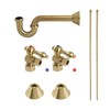 Kingston Brass CC53307LKB30 Trimscape Traditional Plumbing Sink Trim Kit with