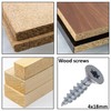 AERZETIX - C68217 - Set of 25 Self-Tapping Wood Screws
