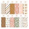 Bohemia Scrapbook Paper Pad - 12"×12” Cute Patterned Cardstock, 24pcs