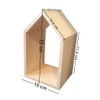 Wooden World - Wooden Shelf Plain Wall Hang Shape Of