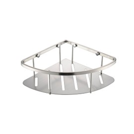 Nokozan Triangular Corner Shower Caddy - Stainless Steel Rust-Resistant Bathroom Caddy Organizer Shelf