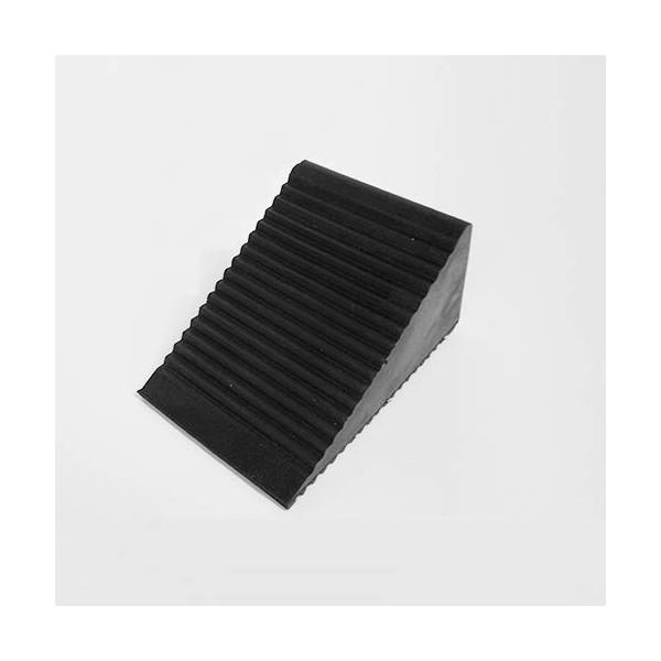Tire Stopper, Black Synthetic Rubber Wheel Chock Truck Forklift Yh1054