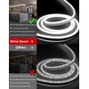 Shine Decor 16.4FT LED Neon Rope Lights, Bright 6300K Cool