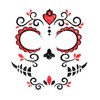 FIESTAS GUIRCA Catrina Glitter Glue Makeup Kit