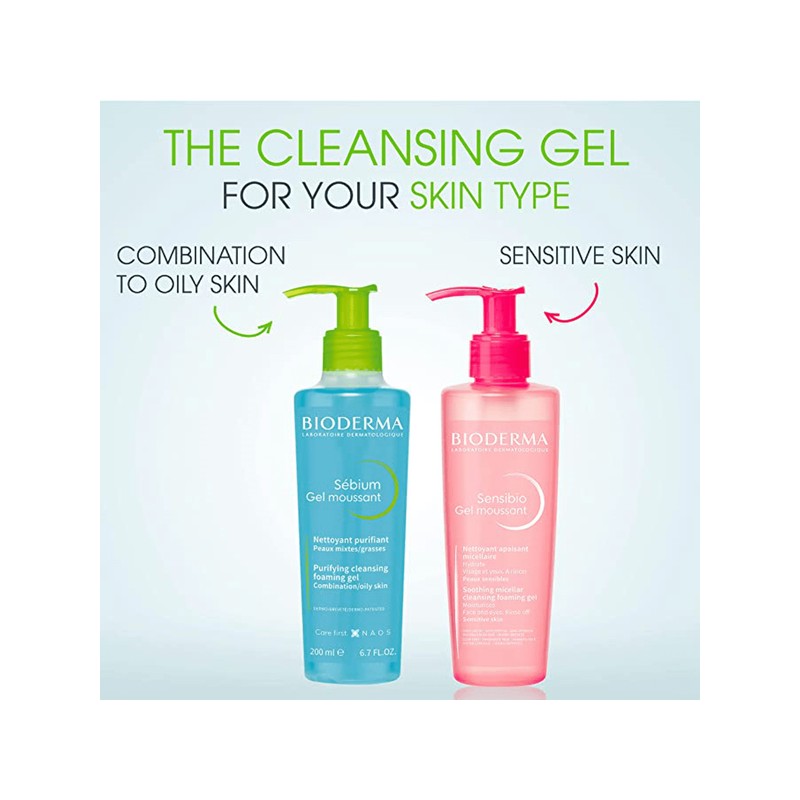 Bioderma Sensibio Gel Moussant Soothing Cleansing Foaming Gel 200ml
