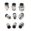 Beduan Push to Connect Fitting, 3/8" Tube OD x 1/4"