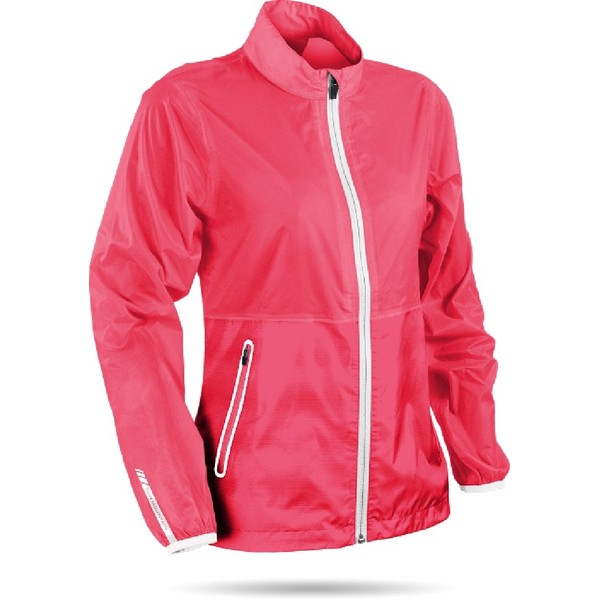 Sun Mountain Womens Cirrus Rain Jacket Pink M