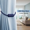 XDerlin 4 Pack Strong Magnetic Curtain Tiebacks Outdoor Decorative Tie