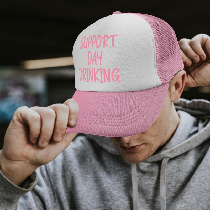 Support Day Drinking Golf hat Cycling Cap for Son