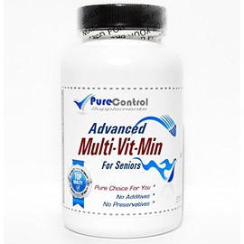 PureControl Supplements Advanced Multi-VIT-Min Seniors // 200 Capsules // Pure