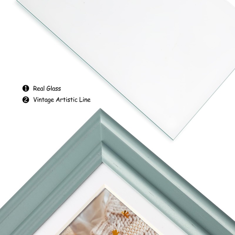 Tamolus 4x6 Double Hinged Picture Frame Folding Photo Frame Vertical