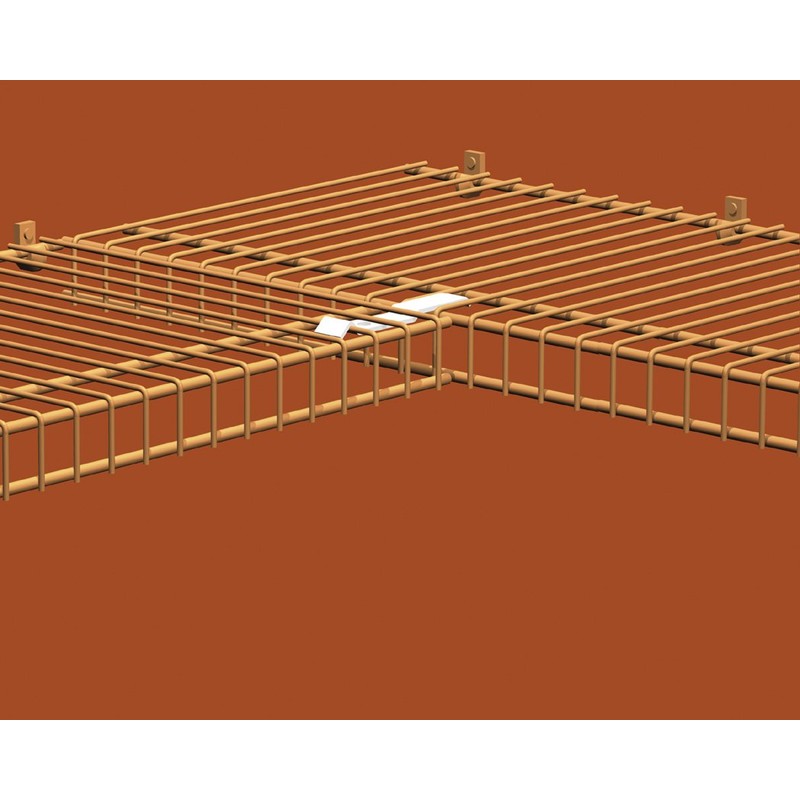 ClosetMaid 1001 Corner Support Bracket, 3 in L X 1