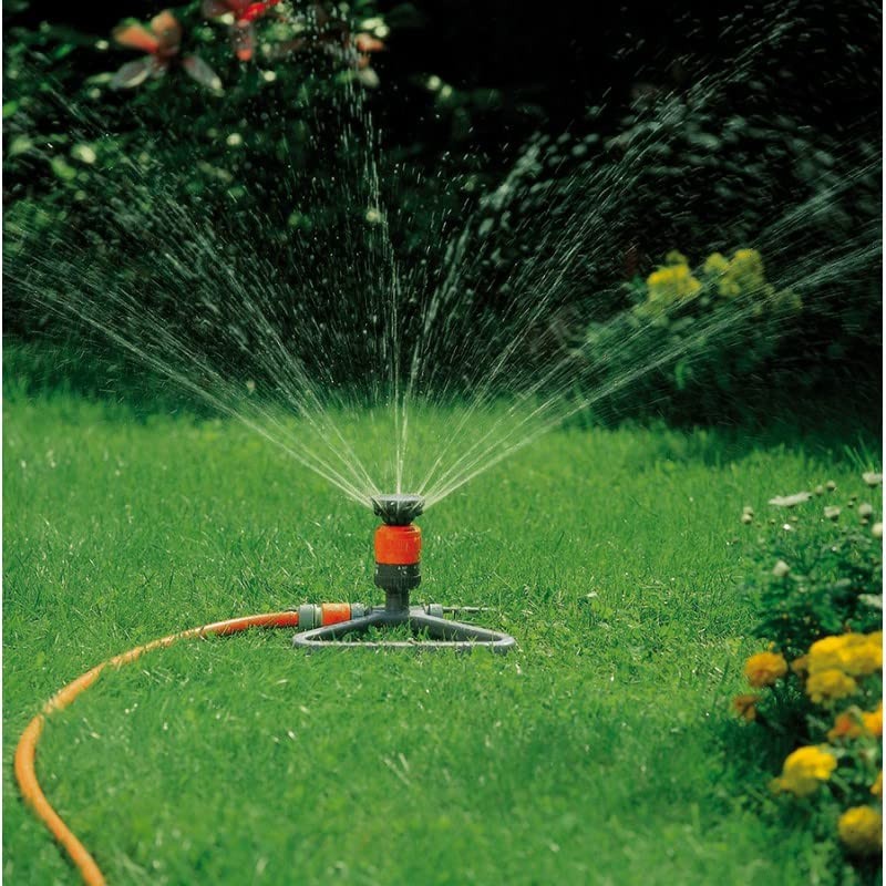 Gardena 1948-20 Vario Sprinkler, Round Shape, Gray/Orange