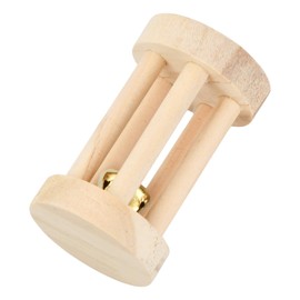 Husalsea Rabbit Toy, Guinea Pigs, Natural Pine Wood, Hamster Interactive Chew Toy, Ideal for Small Animals