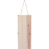 Decorative Wooden Panel with Hanging Bracket, Raw Wood, Various Sizes