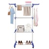 Bigzzia Clothes Drying Rack, Folding Stainless Steel Drying Rack Clothing