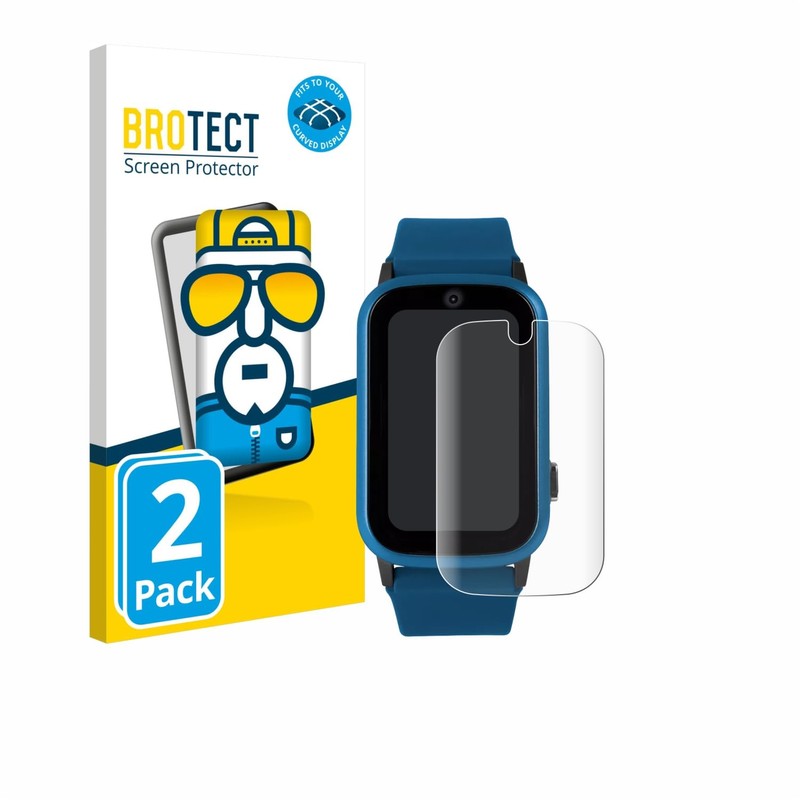 BROTECT Pack of 2 Full Cover Screen Protectors for One2Track
